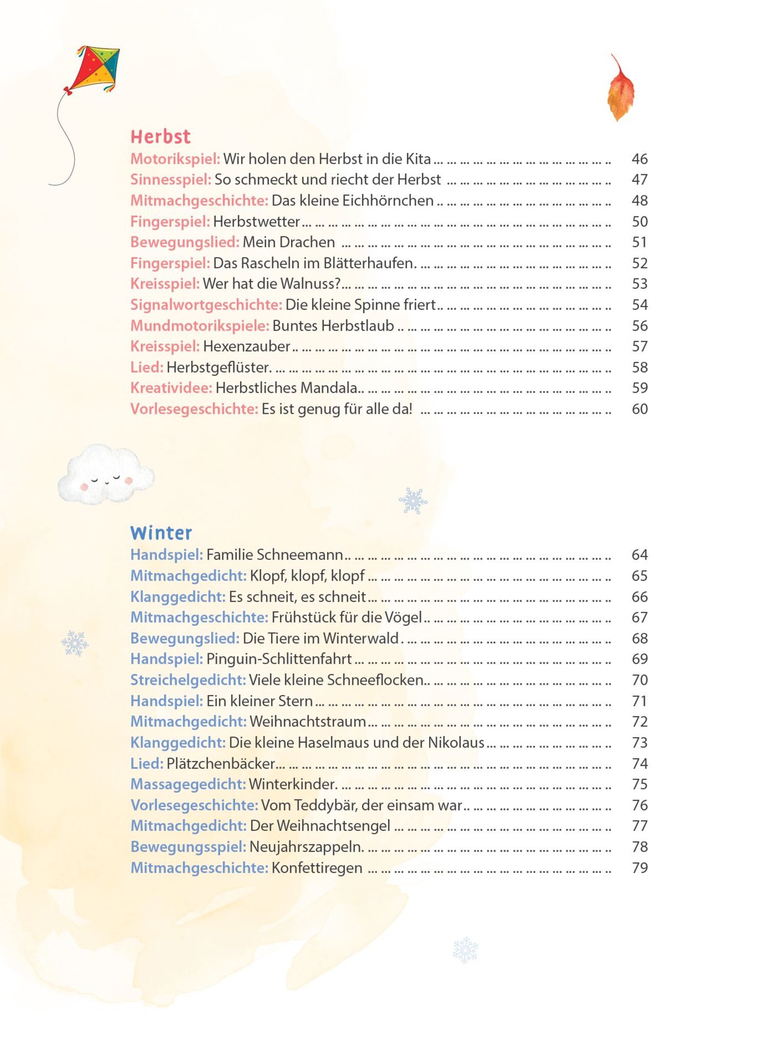 Jahreszeiten erleben im Krippen-Morgenkreis - Klett Kita Jahreszeiten erleben im Krippen-Morgenkreis - Klett Kita